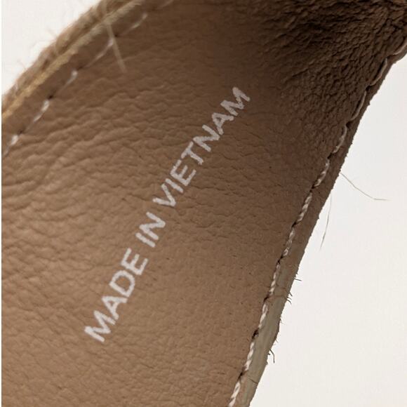 Eileen Fisher Mayla Jute Wedge Espadrille Sandal Women's Natural Size US8 EU38.5 - Picture 11 of 12